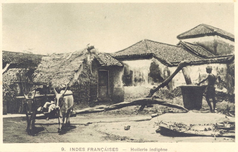 13-19 - Inde francaise - huilerie